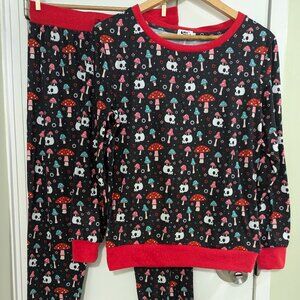 Mushroom Skull Pajama Set